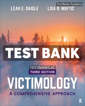 Victimology 3rd Daigle Test Bank