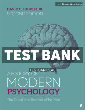 History of Modern Psychology 2nd Ludden Test Bank