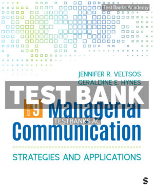 Managerial Communication 9th Veltsos Test Bank