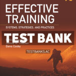 Effective Training 7th Blanchard Test Bank