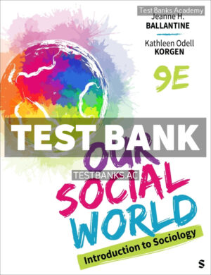 Our Social World 9th Ballantine Test Bank