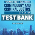 Fundamentals of Research in Criminology and Criminal Justice 6th Bachman Test Bank