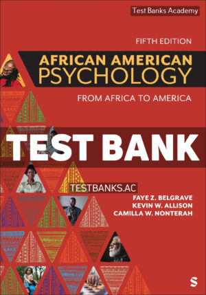 African American Psychology 5th Belgrave Test Bank