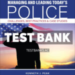 Managing and Leading Today′s Police 1st Peak Test Bank