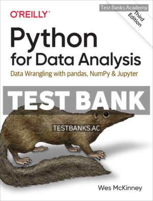 Python for Data Analysis 3rd McKinney Test Bank