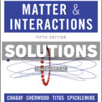 Matter and Interactions 5th Chabay Solutions Manual