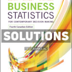 Business Statistics Canadian 4th Black Solutions Manual