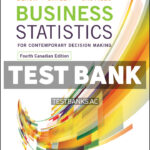 Business Statistics Canadian 4th Black Test Bank