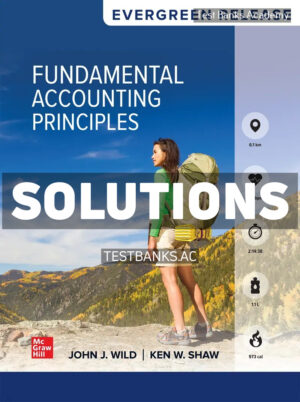 Fundamental Accounting Principles 2025 Release 1st Wild Solutions Manual