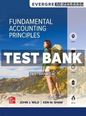 Fundamental Accounting Principles 2025 Release 1st Wild Test Bank