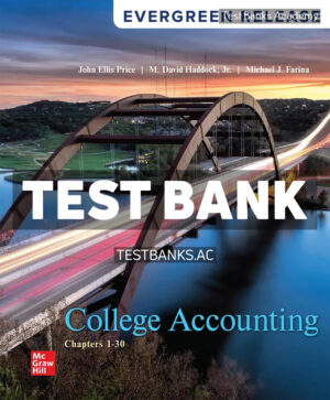 College Accounting Chapters 1 - 30 2026 Release 1st Price Test Bank