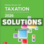 Principles of Taxation for Business and Investment Planning 2026 Release 1st Jones Solutions Manual