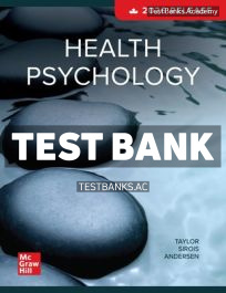 9781264759545-TEST-BANK Health Psychology 2026 Canadian Release 1st Taylor Test Bank