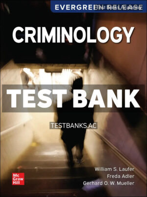 Criminology 2024 Release 1st Adler Test Bank