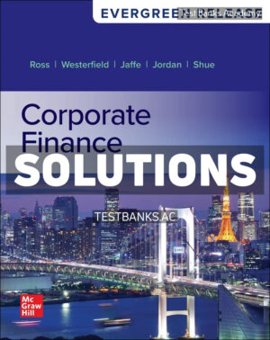 Corporate Finance 2025 Release 1st Ross Solutions Manual
