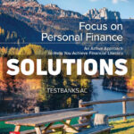 Focus on Personal Finance 2024 Release 1st Kapoor Solutions Manual
