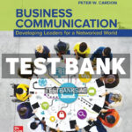 Business Communication - Developing Leaders for a Networked World 2026 Release 1st Cardon Test Bank