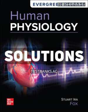 Human Physiology 2025 Release 1st Fox Solutions Manual
