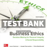 Business Ethics - Decision Making for Personal Integrity & Social Responsibility 6th Hartman Test Bank