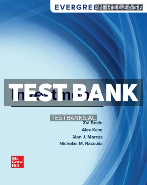 Investments 2026 Release 1st Bodie Test Bank