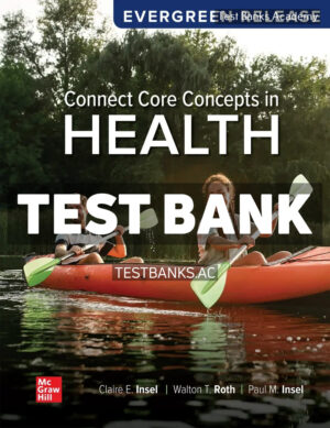 Connect Core Concepts in Health BIG 2025 Release 1st Insel Test Bank