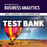 Introduction to Business Analytics 2026 Release 1st Richardson Test Bank