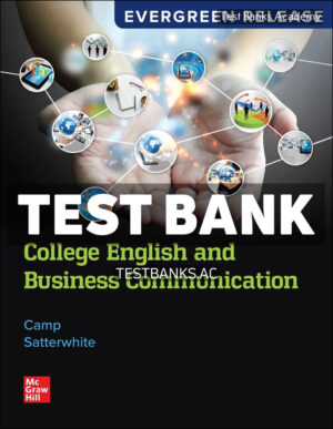 College English and Business Communication 2025 Release 1st Camp Test Bank