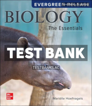 Biology - The Essentials 2025 Release 1st Hoefnagels Test Bank