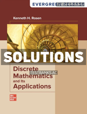 Discrete Mathematics and Its Applications 2025 Release 1st Rosen Solutions Manual