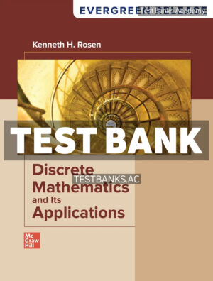 Discrete Mathematics and Its Applications 2025 Release 1st Rosen Test Bank