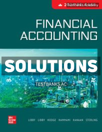 9781266284755-SOLUTIONS Financial Accounting 2026 Canadian Release 1st Libby Solutions Manual