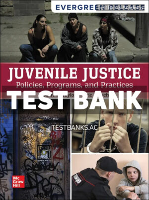 Juvenile Justice - Policies Programs and Practices 2026 Release 1st Taylor Test Bank