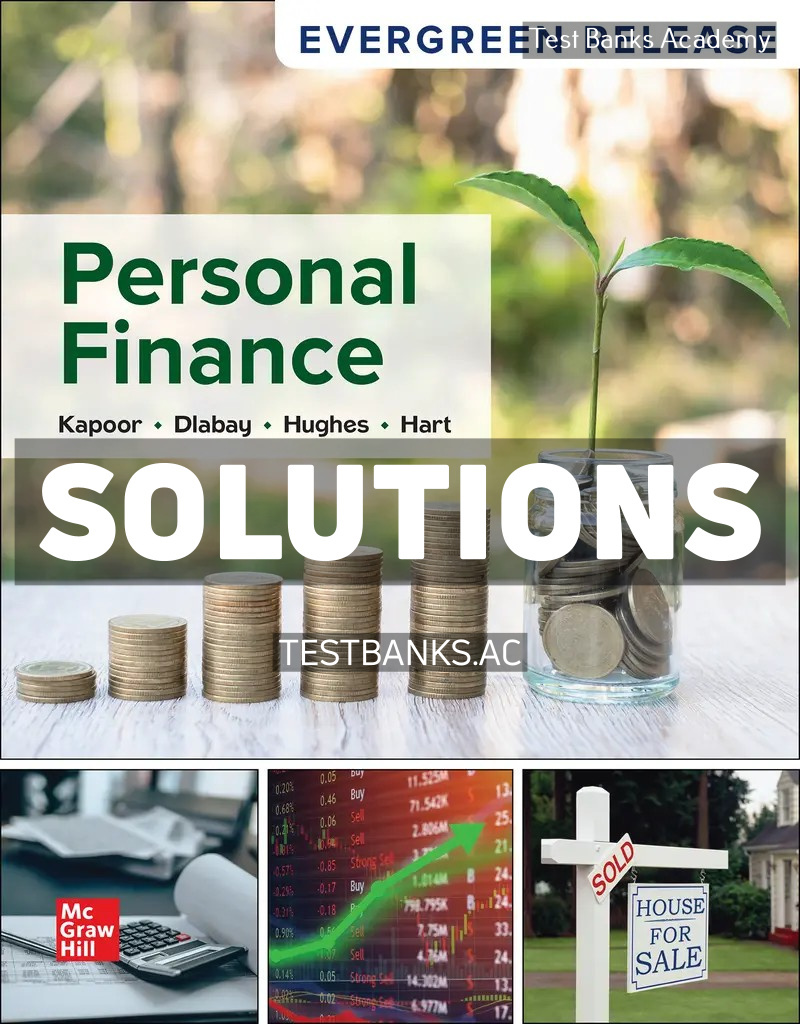 9781266461101-SOLUTIONS Personal Finance 2025 Release 1st Kapoor Solutions Manual