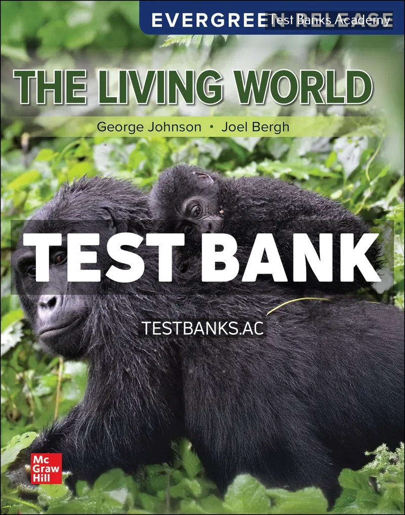 9781266514715-TEST-BANK The Living World 2026 Release 1st Johnson Test Bank