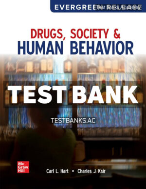 Drugs Society and Human Behavior 2026 Release 1st Hart Test Bank