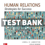 Human Relations 2025 Release 1st Lamberton Test Bank