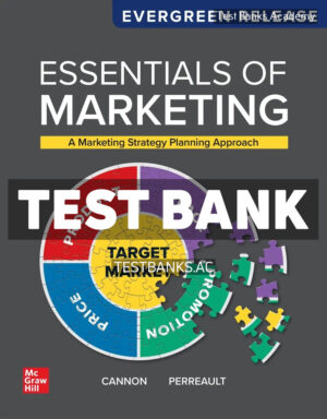 Essentials of Marketing 2026 Release 1st Cannon Test Bank