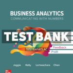 Business Analytics 2025 Release 1st Jaggia Test Bank