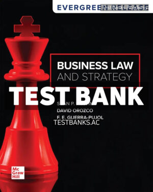 Business Law and Strategy 2026 Release 1st Melvin Test Bank