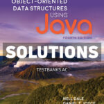Object - Oriented Data Structures Using Java Fourth Edition 4th Dale Solutions Manual