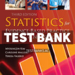 Statistics for Evidence Based Practice in Nursing 3rd Kim Test Bank