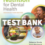Nutrition for Dental Health 3rd Sroda Test Bank