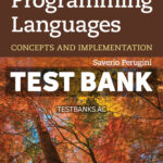 Programming Languages - Concepts and Implementation 1st Perugini Test Bank