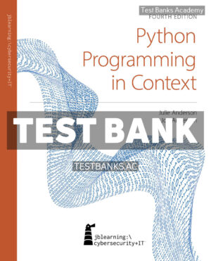 Python Programming in Context 4th Anderson Test Bank