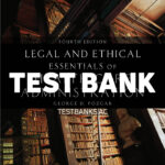 Legal and Ethical Essentials of Health Care Administration 4th Pozgar Test Bank