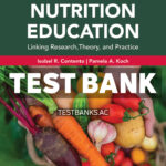 Nutrition Education 5th Contento Test Bank