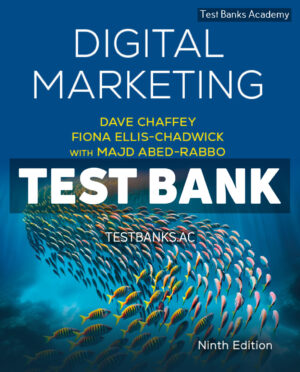 Digital Marketing 9th Chaffey Test Bank