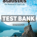 Statistics for Research and Life 1st Lewandowski Test Bank