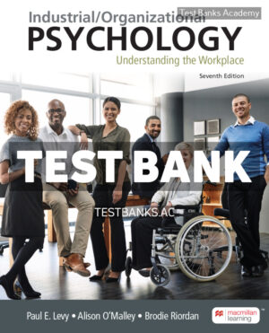 Industrial Organizational Psychology 7th Levy Test Bank