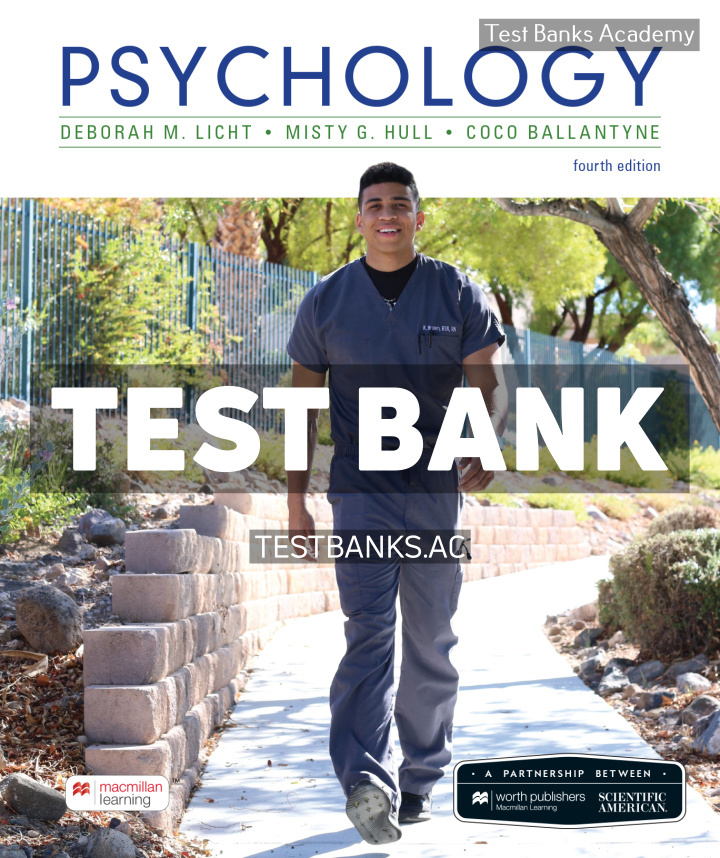 Mech_Licht_Psychology4e_SE_final.indd Scientific American - Psychology 4th Licht Test Bank
